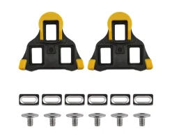 Origin8 Shoes|Pedals & Cleats|Split 6 SPD-SL Cleats (Black) (6°) (Yellow)
