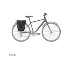 Ortlieb Bags & Packs|Back-Roller Plus Pannier (Black) (23L) (Single)