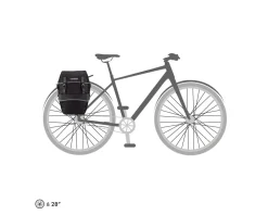 Ortlieb Bags & Packs|Bike-Packer Plus Panniers (Granite/Black) (42L) (Pair)
