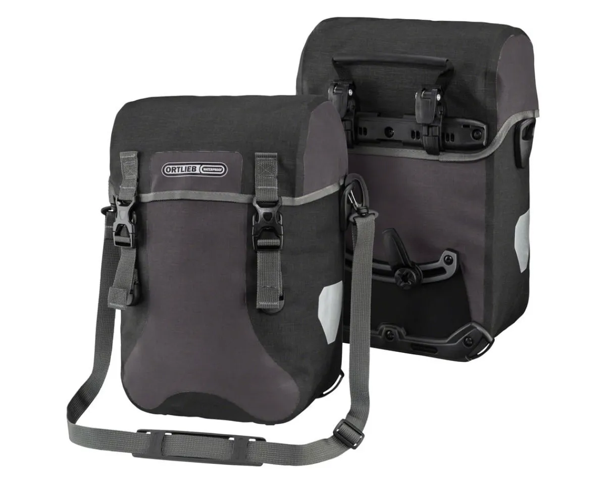 Ortlieb Bags & Packs|Sport-Packer Plus Panniers (Granite/Black) (30L) (Pair)