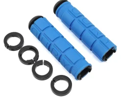 Oury Grips & Handlebar Tape|Lock-On Mountain Grips (Blue) (Bonus Pack)