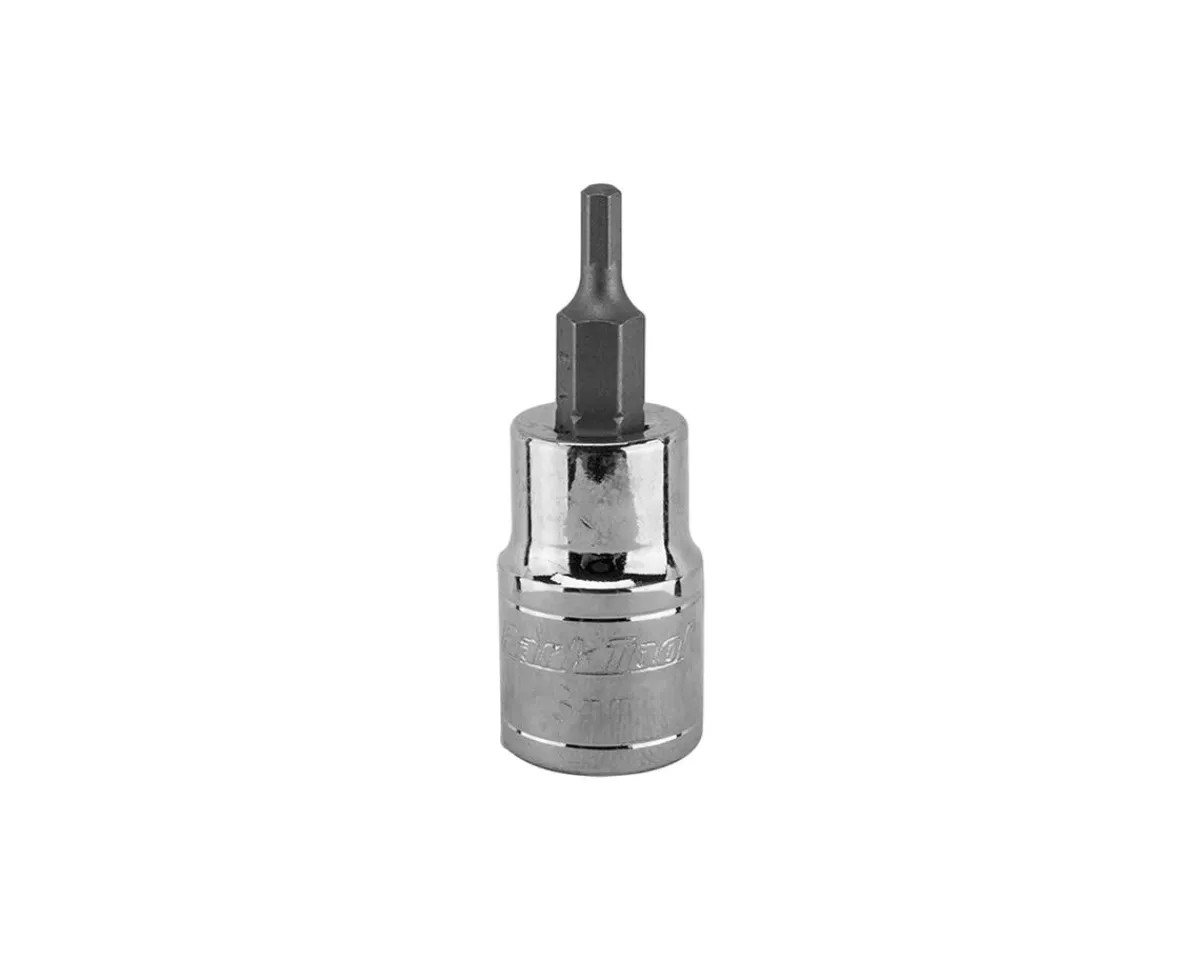 Park Tool Tools|Hex Bit (3/8" Drive) (26.5mm Length) (3mm)