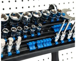Park Tool Bike Repair Stands|JH-3 Socket And Bit Organizer (Black/Blue)