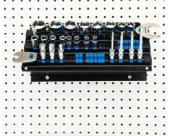 Park Tool Bike Repair Stands|JH-3 Socket And Bit Organizer (Black/Blue)