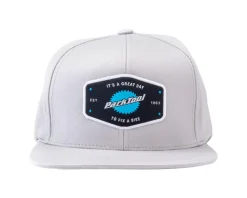 Park Tool Casual Clothing|Light Gray Snapback Hat (Light Grey) (Universal Adult)
