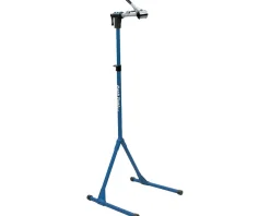 Park Tool Bike Repair Stands|PCS-4-1 Deluxe Home Mechanic Repair Stand (Blue) (w/ 100-3C Linkage Clamp)