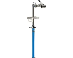 Park Tool Bike Repair Stands|PRS-3.3-1 Deluxe Single Arm Repair Stand (Silver/Blue) (w/ 100-3C Linkage Clamps)