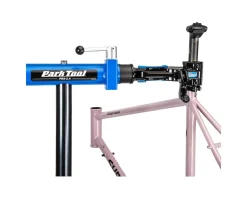 Park Tool Bike Repair Stands|PRS-2.4-2 Professional Double Arm Repair Stand (Blue/Silver) (w/100-3D Adjustable Clamps)