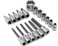 Park Tool Tools|SBS-1.3 Socket and Bit Set (18 Piece)