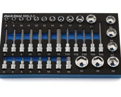 Park Tool Tools|SBS-3.2 Socket & Bit Set (37 Piece) (w/ Organization Tray)