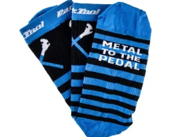 Park Tool Clothing Accessories|Shoes, Socks, & Footwear|SOX-6 Sockguy Cycling Socks (Black/Blue) (S/M)