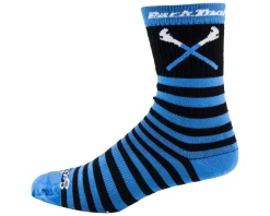 Park Tool Clothing Accessories|Shoes, Socks, & Footwear|SOX-6 Sockguy Cycling Socks (Black/Blue) (S/M)