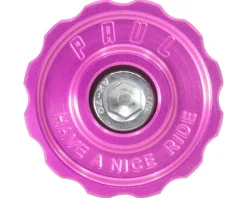 Paul Components Headsets & Spacers|Aluminum Top Cap (Pink) (1-1/8")