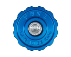 Paul Components Headsets & Spacers|Aluminum Top Cap (Blue) (1-1/8")
