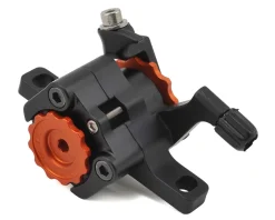 Paul Components Brakes|Klamper Disc Brake Caliper (Black/Orange) (Mechanical) (Front or Rear) (Short Pull) (Post Mount)