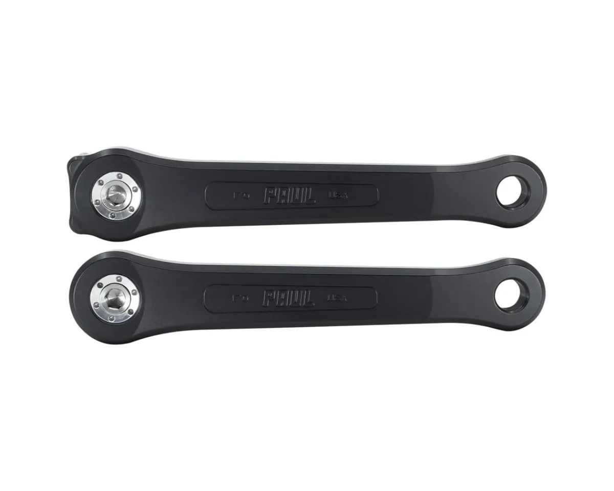 Paul Components Cranksets & Parts|100% Pure Paul Crankset (Black) (160mm) (Square Taper JIS)