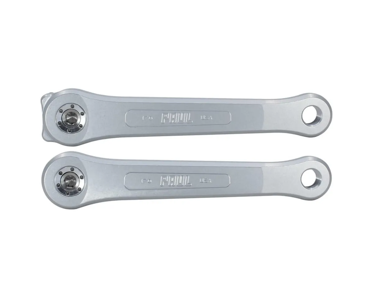 Paul Components Cranksets & Parts|100% Pure Paul Crankset (Silver) (165mm) (Square Taper JIS)