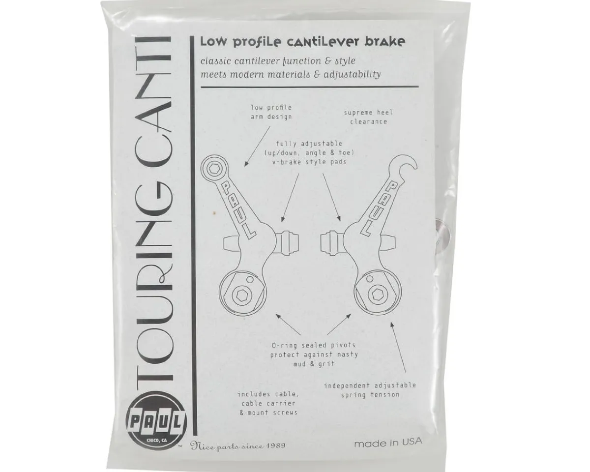 Paul Components Brakes|Touring Cantilever Brake (Polished) (Front or Rear)