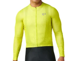 Pearl iZUMi High Vis & Reflective|Holiday Shopping|Attack Long Sleeve Jersey (Screaming Yellow Splatera) (L)