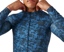 Pearl iZUMi Jerseys|Attack Long Sleeve Jersey (Dark Slate Waverock) (M)