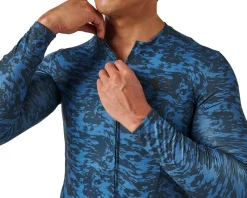Pearl iZUMi Jerseys|Attack Long Sleeve Jersey (Dark Slate Waverock) (M)