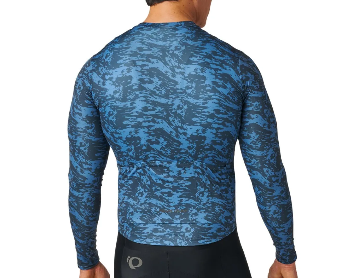 Pearl iZUMi Jerseys|Attack Long Sleeve Jersey (Dark Slate Waverock) (M)