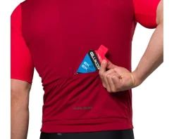 Pearl iZUMi Summer Essentials|Men's Attack Short Sleeve Jersey (Red Dahlia) (S)