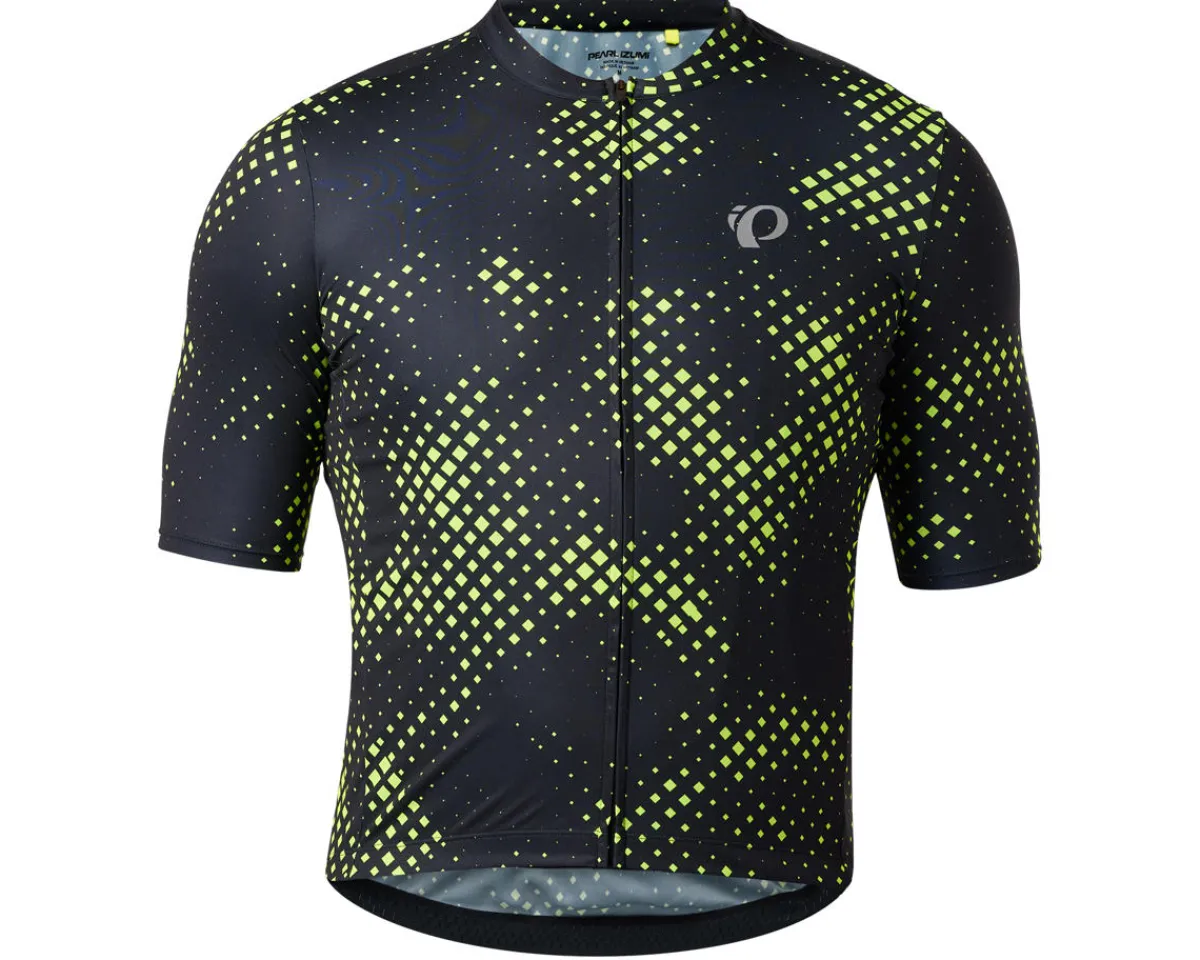 Pearl iZUMi Clothing Sale|Jerseys|Men's Attack Short Sleeve Jersey (Black/SY Bit Map) (S)
