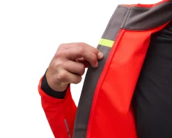 Pearl iZUMi Jackets & Vests|Women'S|Women's Attack Hybrid Jacket (Fiery Coral/Black) (S)