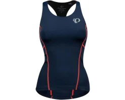 Pearl iZUMi Women'S|Jerseys|Women's Select Pursuit Tri Tank (Navy/Fiery Coral) (L)