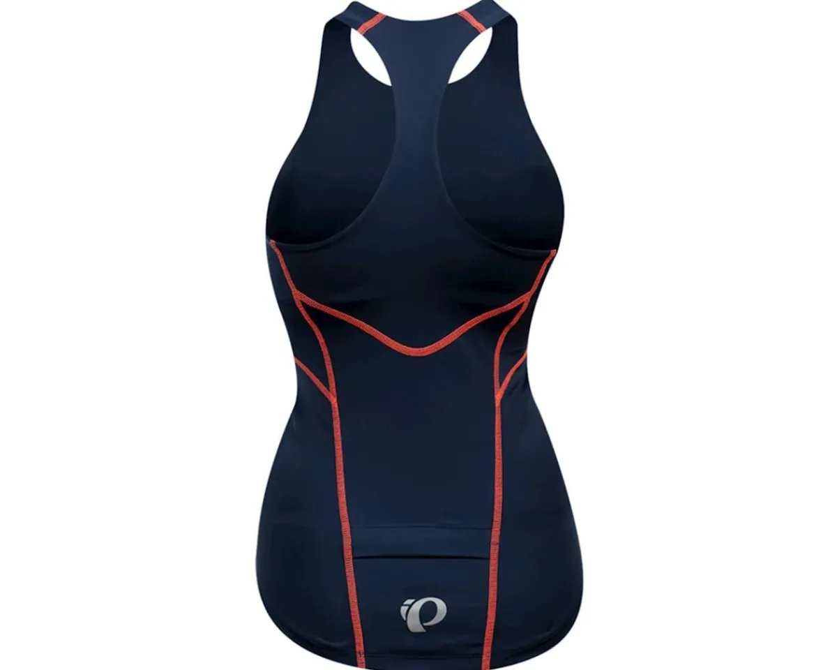Pearl iZUMi Women'S|Jerseys|Women's Select Pursuit Tri Tank (Navy/Fiery Coral) (L)