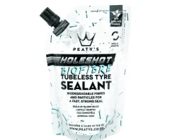 Peaty's Tubeless Tire Tools|Tubeless Accessories|Holeshot BioFibre Tubeless Tire Sealant (Pouch) (120ml)