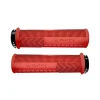 Peaty's Grips & Handlebar Tape|Mushroom Thin Lock-On Grips (Red) (Pair)