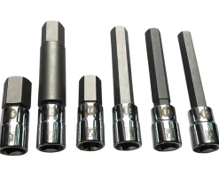 Pedro's Tools|Large Sized Hex Bit Set (10-16mm) ( 6 Hex Bits)