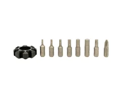 Pedro's Tools|Multi-Torque Bit Set (Black) (8 Bits)