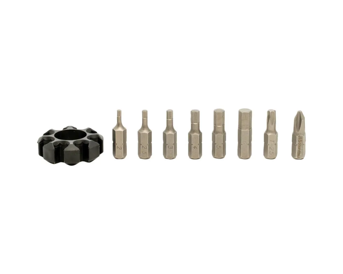 Pedro's Tools|Multi-Torque Bit Set (Black) (8 Bits)