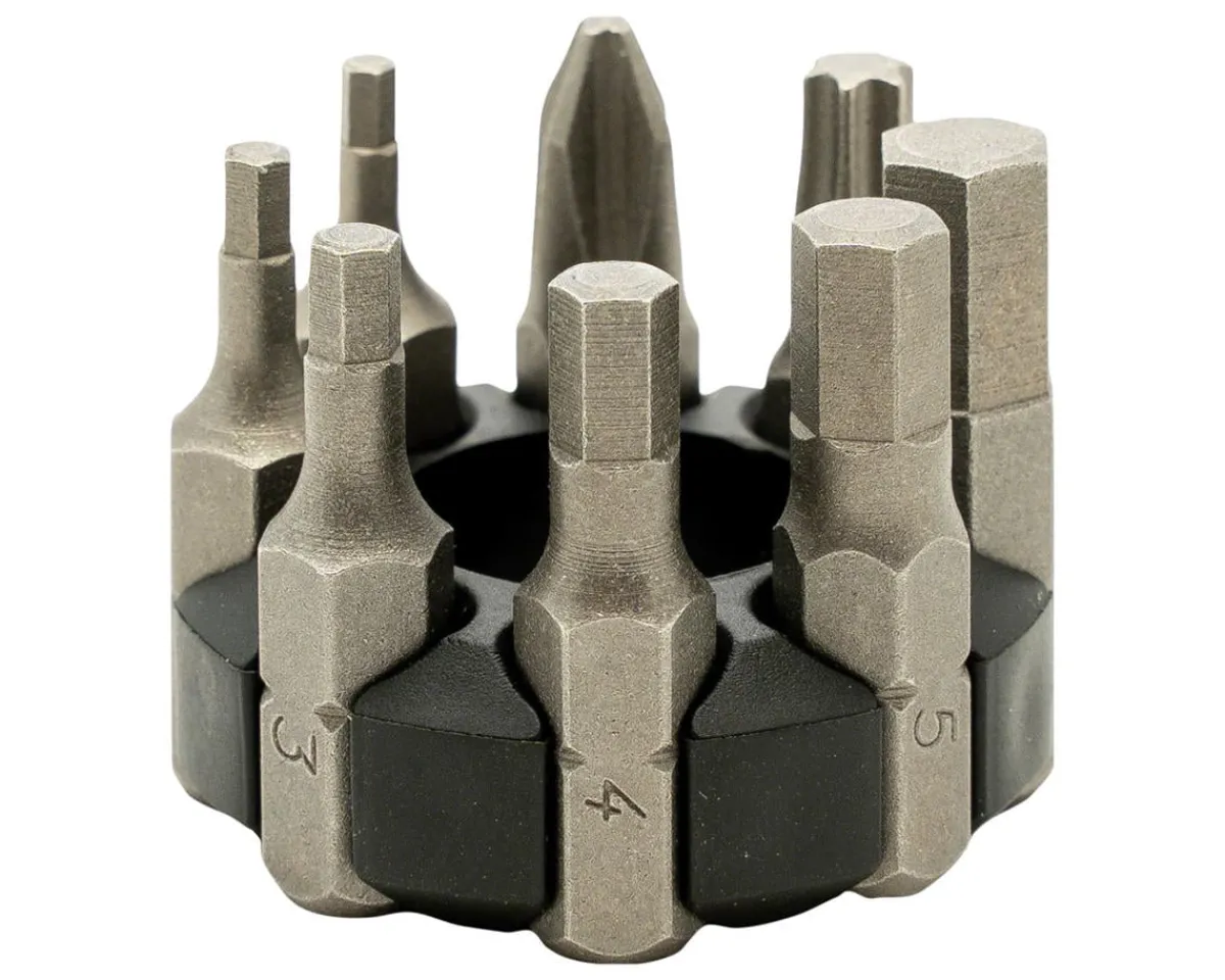 Pedro's Tools|Multi-Torque Bit Set (Black) (8 Bits)