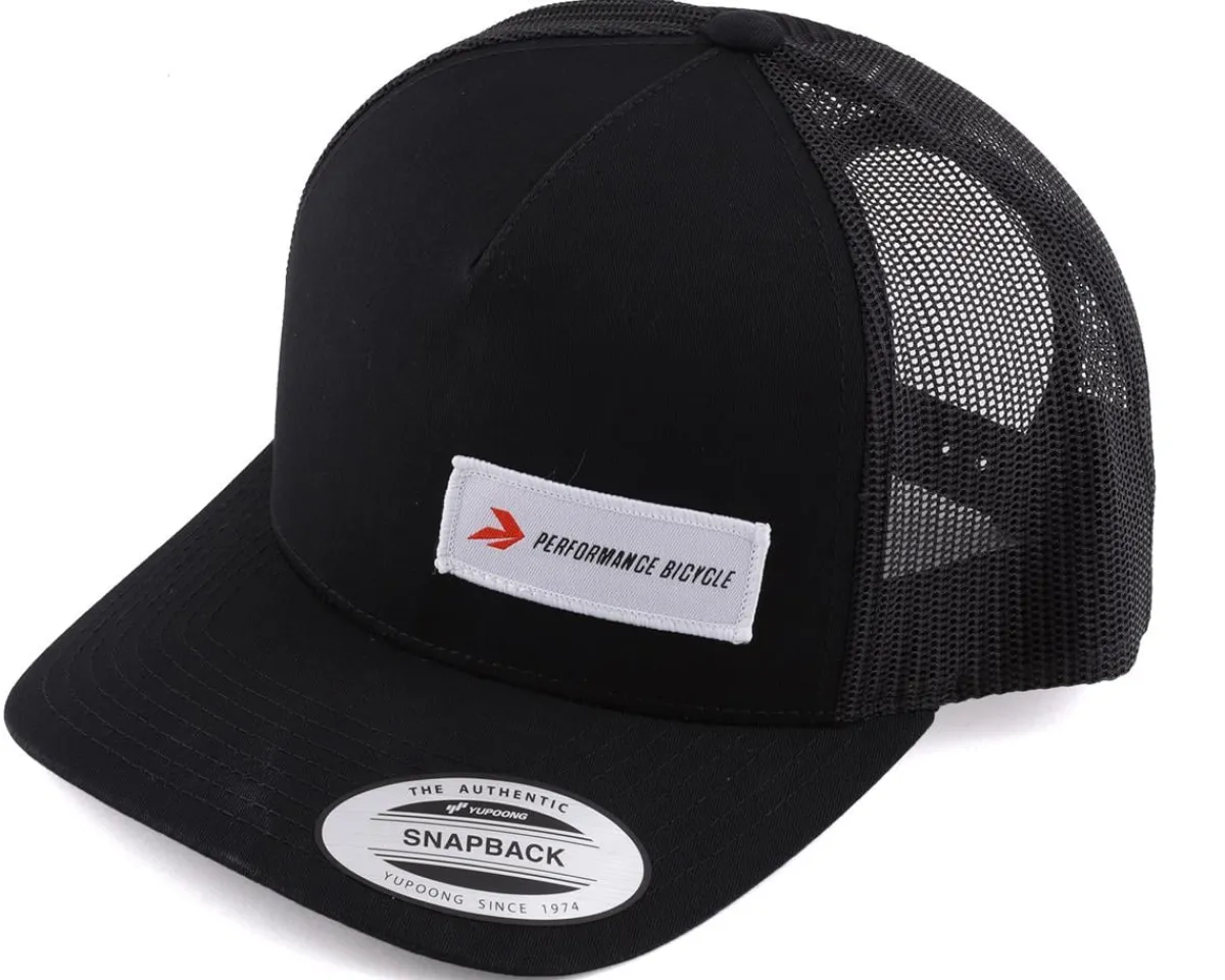 Performance Casual Clothing|Bicycle Trucker Hat (Black) (Universal Adult)