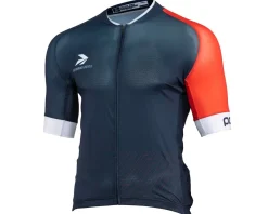 Performance Clothing Sale|Summer Essentials|Men's Nova Pro Cycling Jersey (Blue/Red) (Slim) (S)