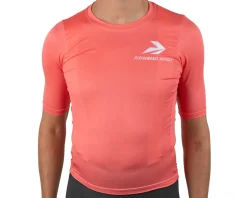 Performance Jerseys|Summer Essentials|x Voler Pro Air Zipperless Short Sleeve Jersey (Coral) (M)