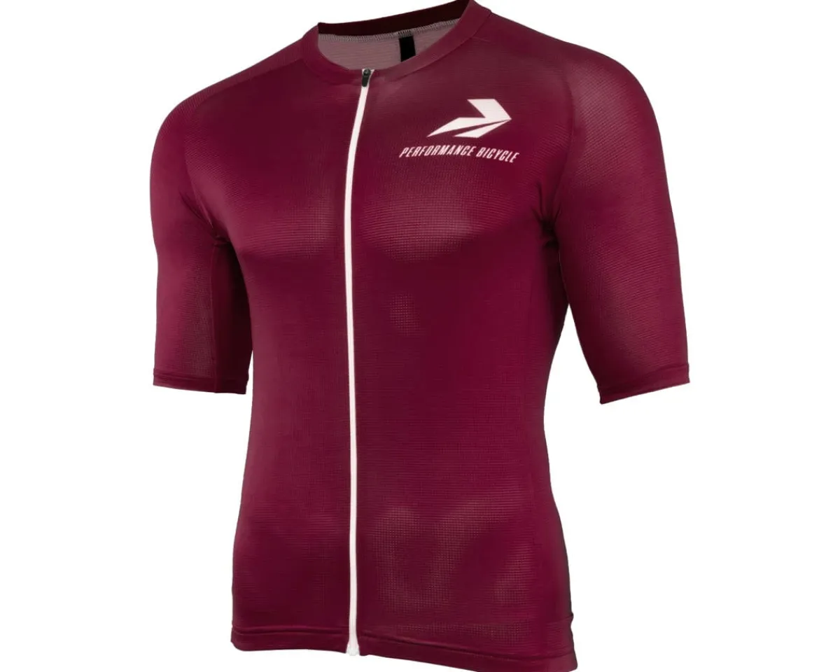 Performance Jerseys|Summer Essentials|x Voler Velocity Air Short Sleeve Jersey (Maroon) (S)