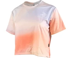 Performance Women'S|Casual Clothing|x Voler Women's Crop Top T-Shirt (Peach Gradient) (XS)
