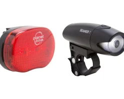Planet Bike Bike Lights|Beamer 1/Blinky 3 Headlight/Tail Light Set