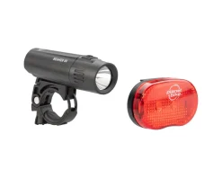 Planet Bike Bike Lights|Beamer 80 Headlight & Blinky 3 Tail Light Set