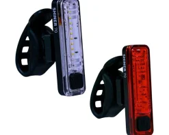 Planet Bike Bike Lights|Shiner 70 Headlight/Tail Light Set (Black)