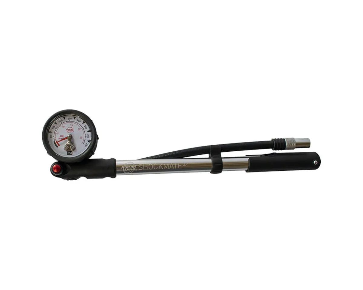 Planet Bike Pumps & Co2|Suspension|Shockmate 3.0 Suspension Pump (Black/Silver)