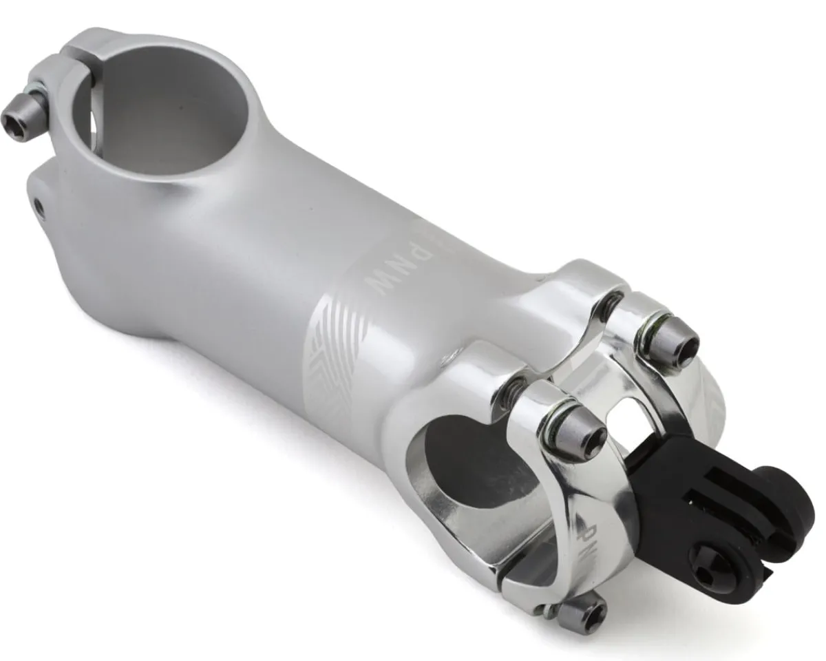 PNW Components Stems & Parts|Coast Stem (LTD Edition Silver) (31.8mm) (90mm) (7°) (w/ GoPro Mount)