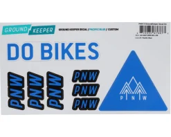 PNW Components Frame Protection & Decals|X Ground Keeper Custom Handlebar Decal Kit (Pacific Blue) (For Loam and Range Gen 4)