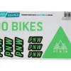 PNW Components Frame Protection & Decals|X Ground Keeper Custom Handlebar Decal Kit (Moto Green) (For Loam and Range Gen 4)