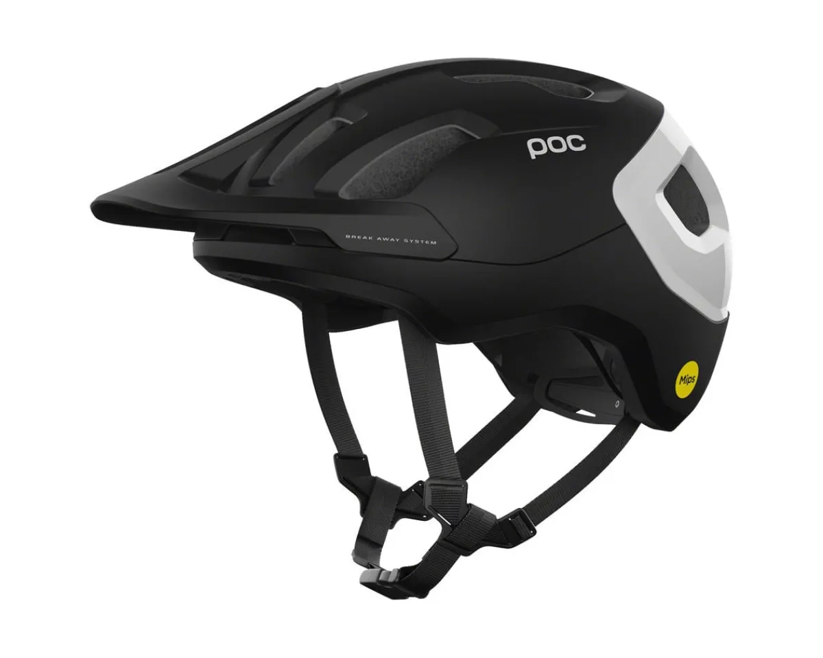 POC Helmets|Helmets|Axion Race MIPS Helmet (Black/White) (XS)